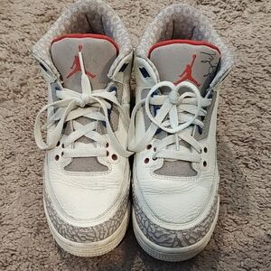 Kids White and Gray Sneakers